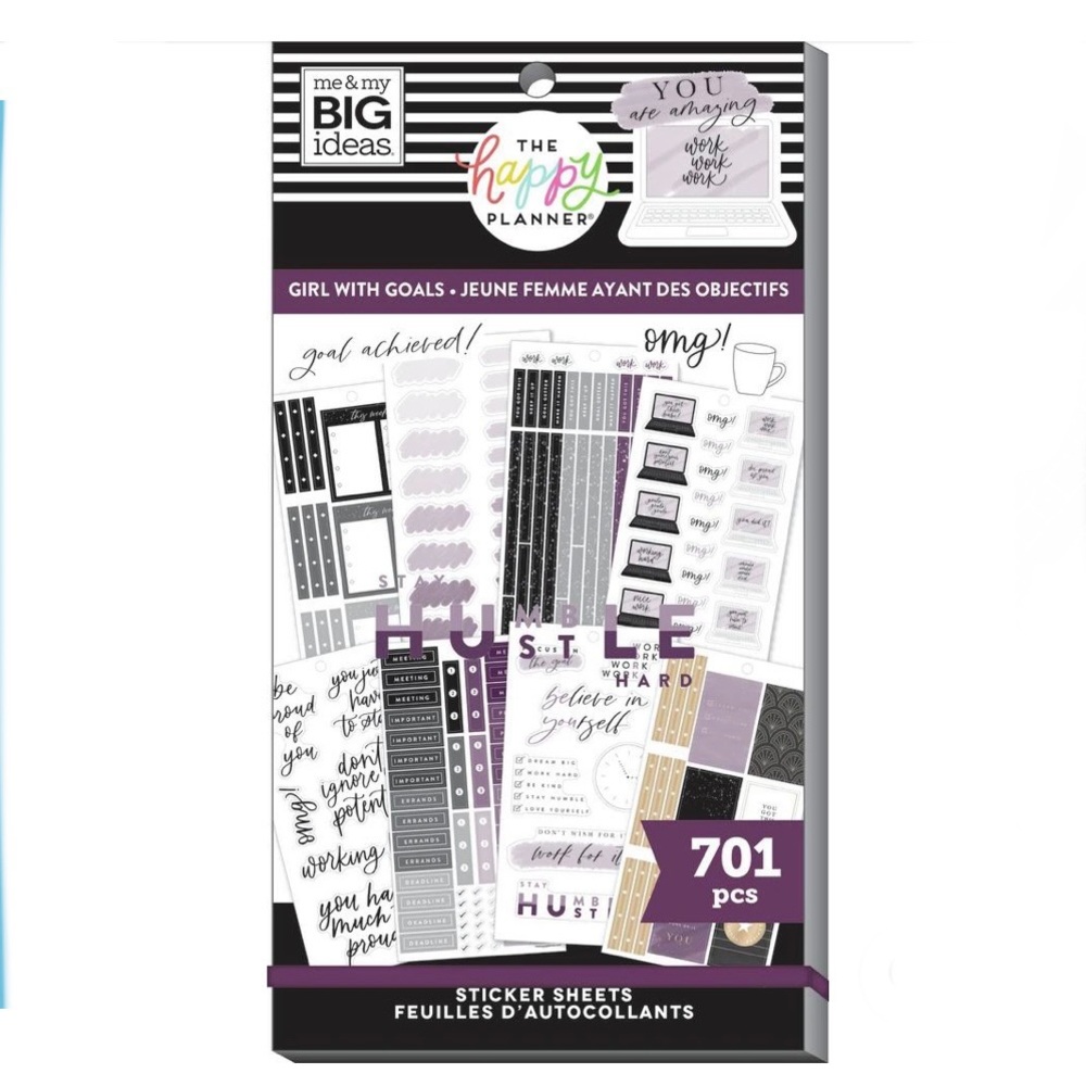 Girl With Goals-Happy planner stickers